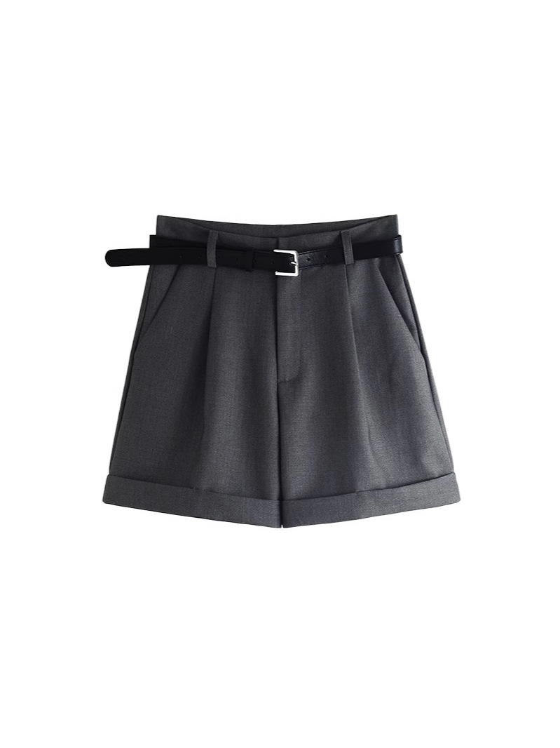 Picture of Fashion High Waist Wide Leg Shorts Women's Summer Wear 2025 Summer New Outer Wear Pants Hop Pants Five-point Pants