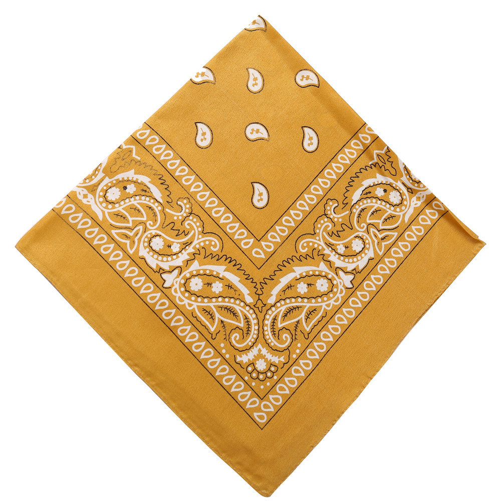Picture of Amazon Europe and America Outdoor Riding Multifunctional Turban Cashew Flower Square bandana Magic Turban