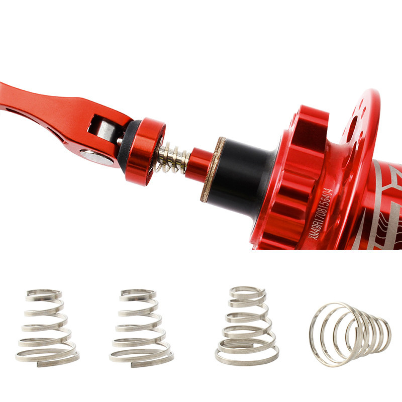 Picture of MUQZI mountain road dead fly bicycle hub drum quick release lever shaft stainless steel spring accessories Tower Spring