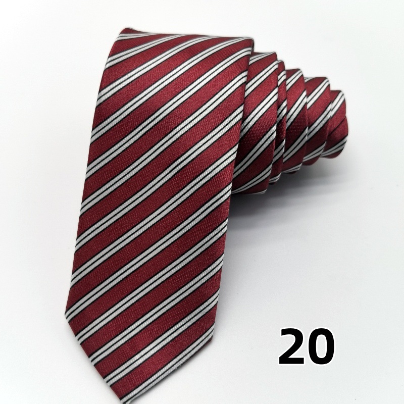 Picture of Ultra-narrow 5cm printed tie leopard print hand-tied unisex casual tie