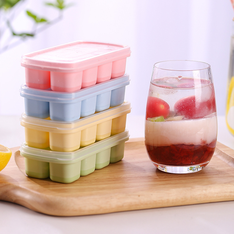 Picture of Summer home homemade silicone ice cube ice mold Ice Box mini simple soft bottom easy demoulding wholesale cross-border