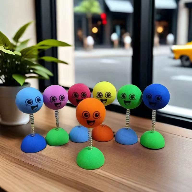 Color EVA toy shooting bullet ball foam elastic solid soft pinball cat pet toy ball