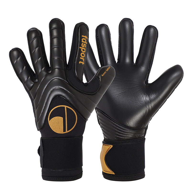 Picture of Flying Shield Goalkeeper Gloves Royal Series 16.0 Inner Slit 4mm Thickened Non-slip Latex for Human Grass Training