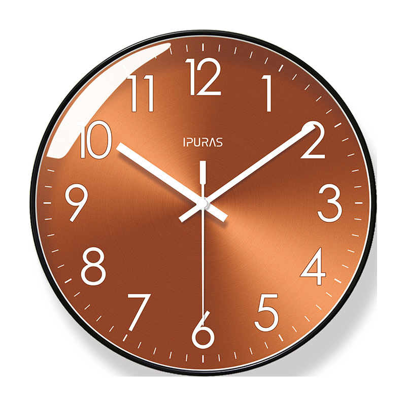 Picture of Ipla 6828 Wall Clock Living Room Clock Simple Nordic Fashion Home Clock Wall Watch Silent Seconds Sweeping Quartz Clock