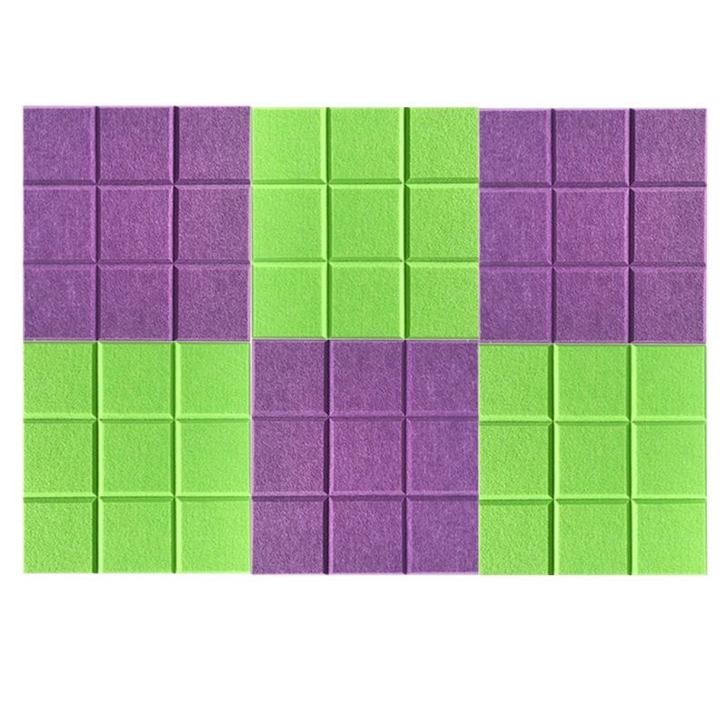 Picture of Cross-border supply Jiugongge felt wall board environmental protection sound insulation board polyester fiber sound-absorbing board acoustic art decorative wall