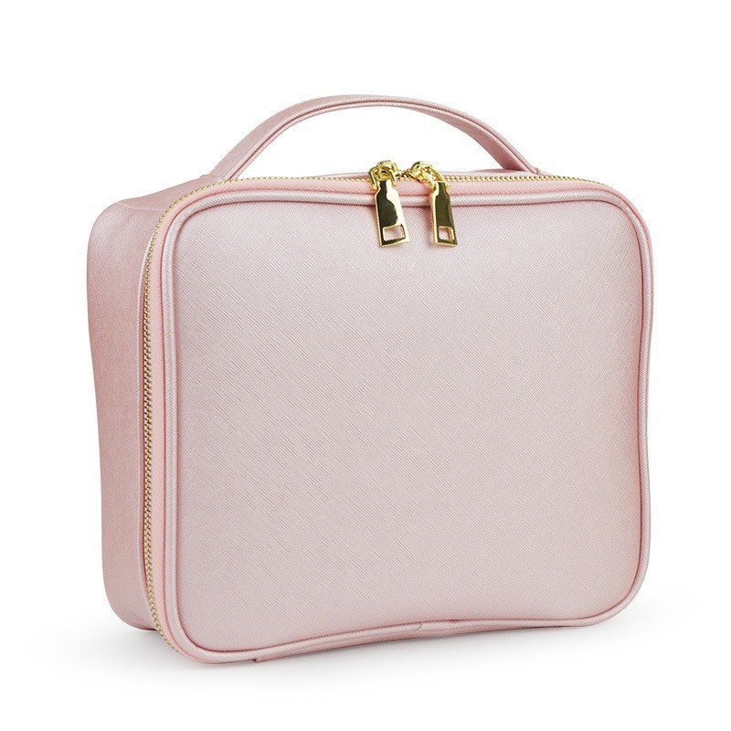 Picture of Cross-border Hot Sale High-value Travel Portable Cosmetic Bag Large Capacity PU Leather Cosmetic Case cosmetic Bag