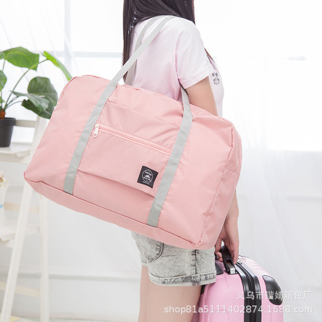 Korean Second Generation Folding Bag Travel Airplane Bag Large Capacity Moving Bag Portable Portable Travel Storage Bag