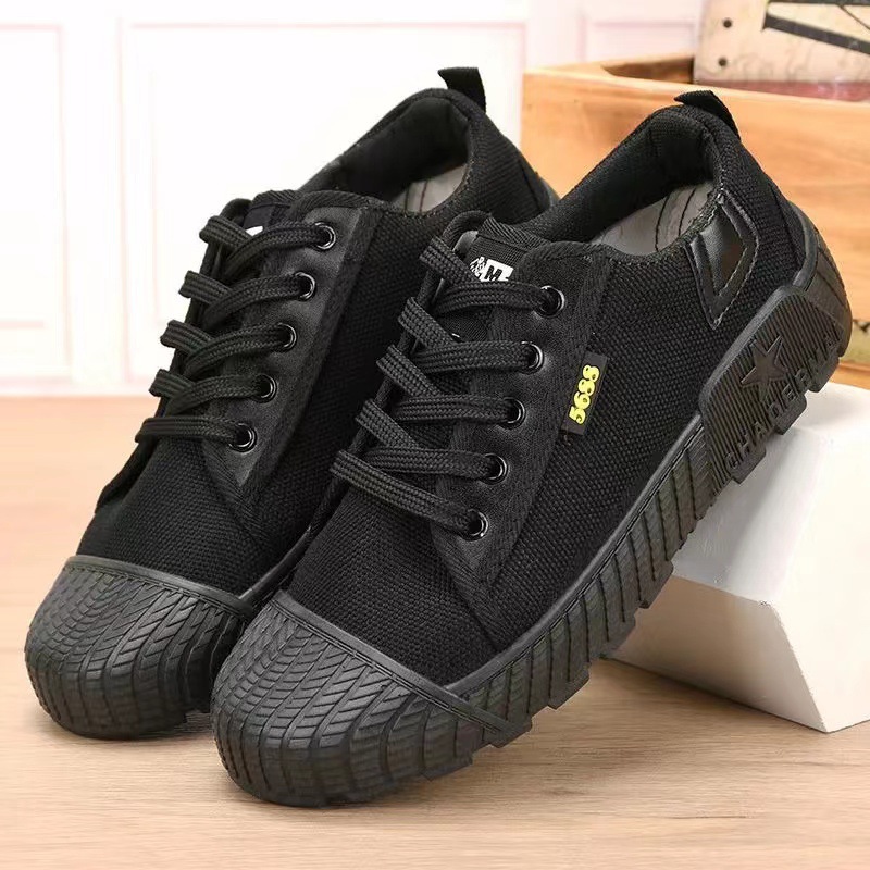 Men's Work Safety Shoes, Flat Comfortable Construction Site Non-Slip, Wear-Resistant, Breathable, Odor-Resistant, Lightweight Work Shoes