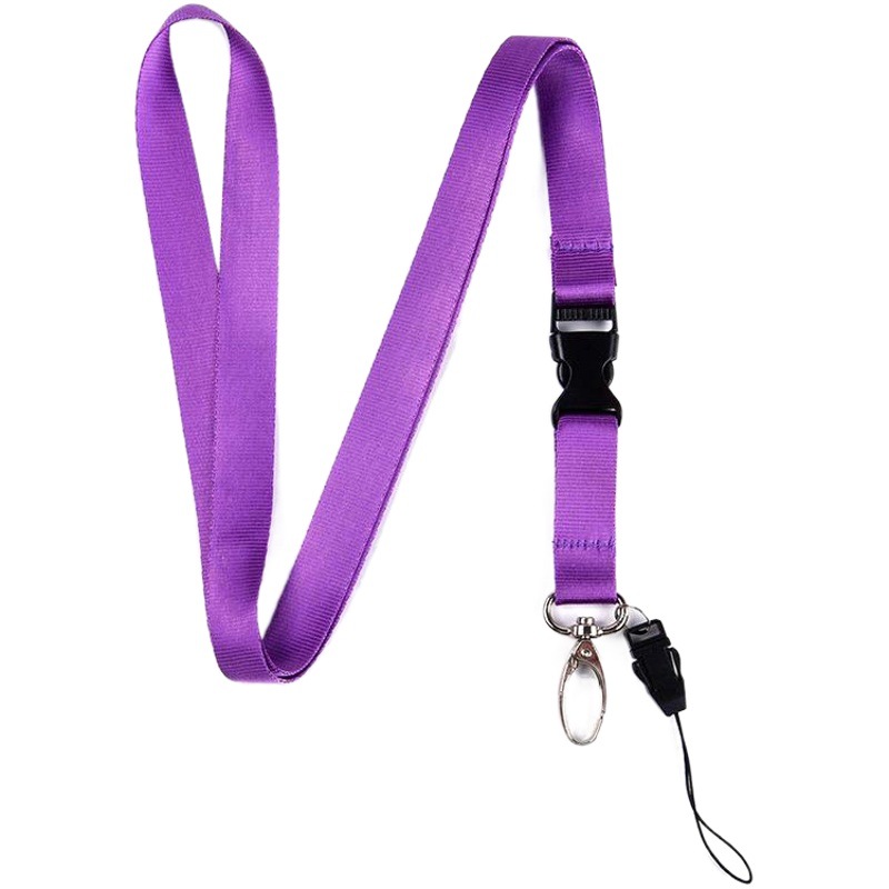 Amazon cross-border hot spot color dog buckle lanyard badge lanyard detachable mobile phone lanyard