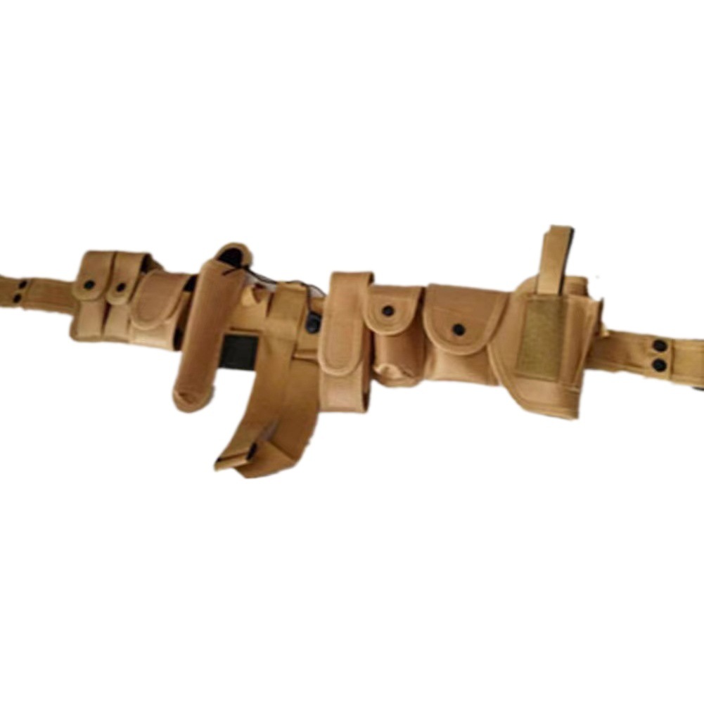 Outdoor Multi-functional Tactical Ten-piece Belt New Tactical Training Belt Security Patrol Joint Defense Tactical Belt