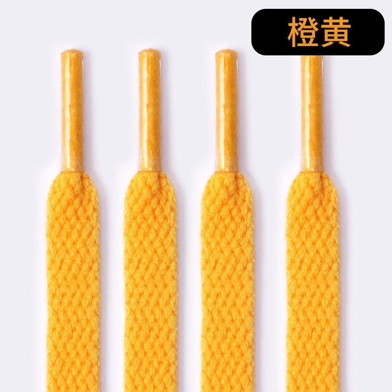 Picture of Wild elephant shoelaces wholesale single flat sneaker canvas basketball board shoes powder black gray color white shoelace rope a pair