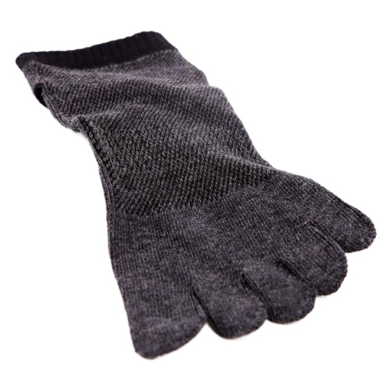 Socks Men's Five-Finger Socks Casual Sports Cotton Comfortable Socks Breathable Sweat-Absorbing Toe Men's Socks