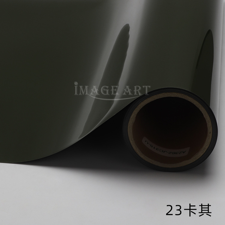 Picture of PU thermal transfer engraving film logo printing ordinary color engraving hot stamping film clothing T-shirt hot stamping film whole roll