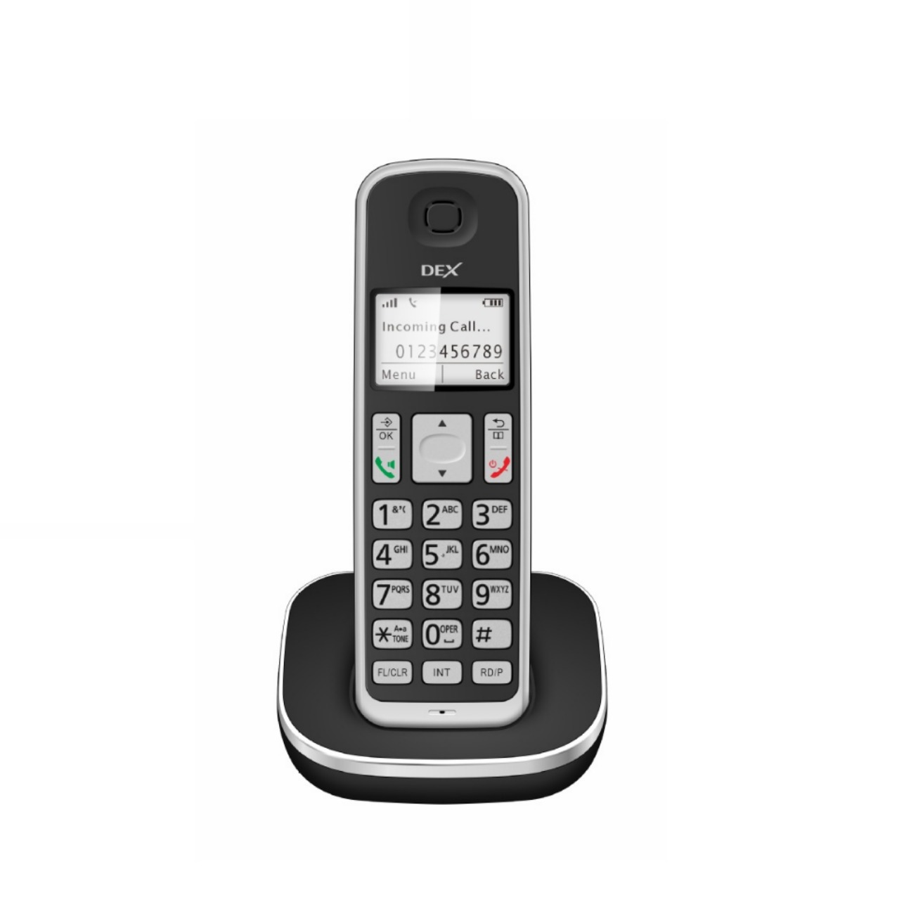 Picture of Big letter D1019 digital cordless telephone manufacturers direct business office home handheld fixed telephone