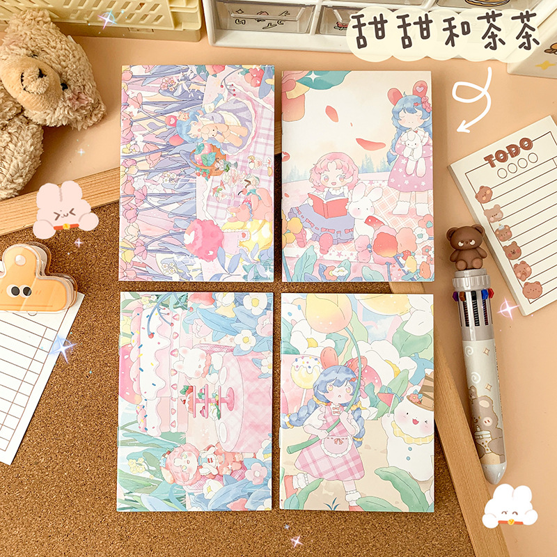 Picture of Cute small notebook office supplies notepad student stationery portable mini notebook note pad soft copy