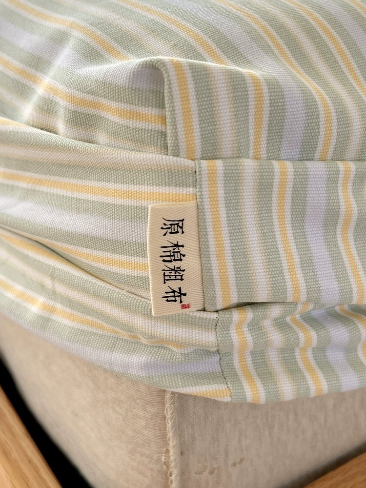Cotton Thickened Old Coarse Cloth Bed Cover Single 100 Cotton Mattress Protective Cover Dust Cover All-inclusive Non-slip Bed Sheet