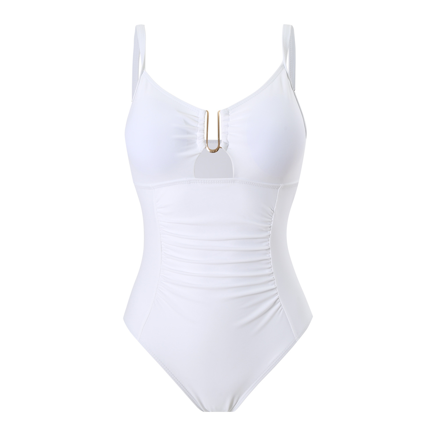 Picture of 2025 European and American Sexy Slimming Look Belly-Control One-Piece Swimsuit for Women Amazon Body-Shaping Conservative Triangle Cross-Border Bikini