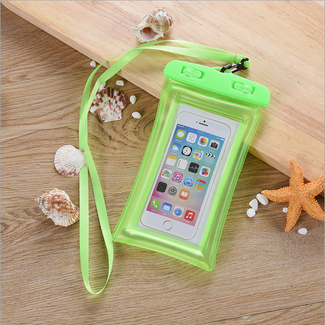 Picture of Airbag Mobile Phone Waterproof Bag Takeaway Rider Special Swimming Hot Spring Touchscreen Rainproof Sealed Bag Fixed LOGO