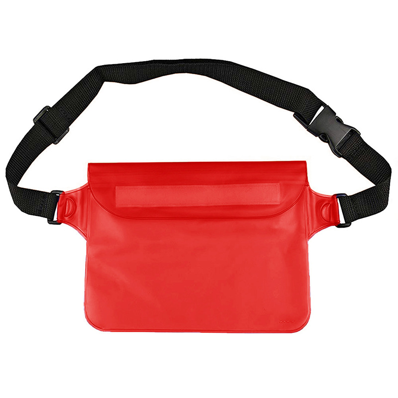 Picture of Cross-Border Mobile Phone Waterproof Bag Waist Bag Pvc Outdoor Diving Rafting Sealed Transparent Swimming Ipx8 Mobile Phone Waterproof Bag