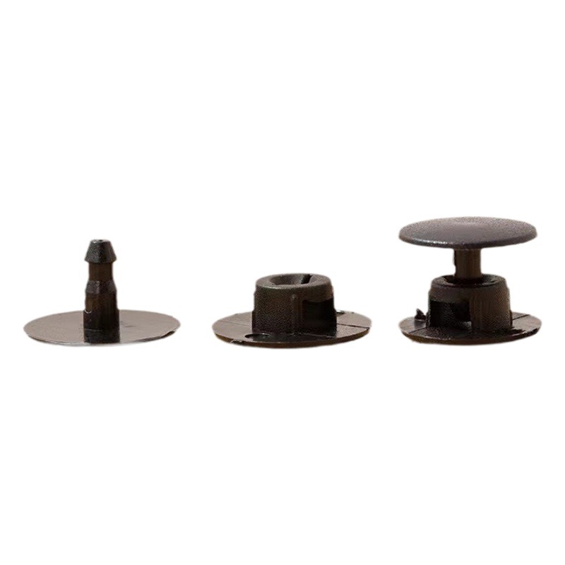 Hole shoes female buckle two-in-one fixed buckle disposable plastic button rivet buckle female buckle shoe buckle