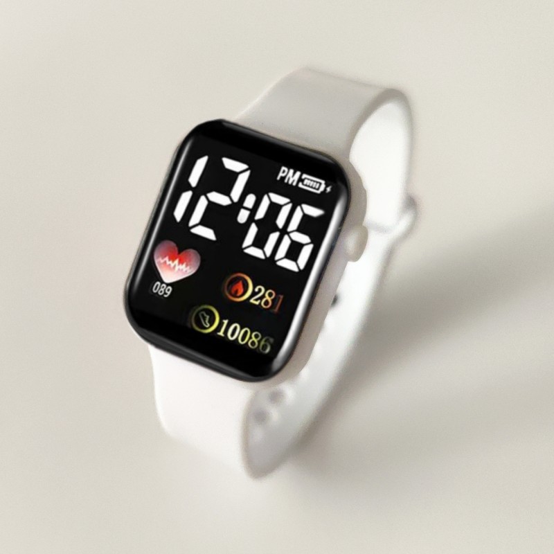 Picture of Cross-Border Led Square Student Digital Watch Couple Waterproof Digital Touch Screen Sports Bracelet Douyin Face Single Delivery