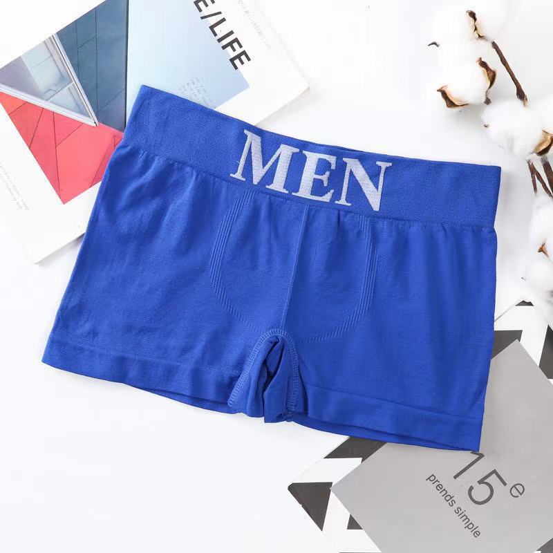 Picture of Southeast Asian cross-border nude MEN's MEN's underwear MEN's boxers mid-waist seamless comfortable breathable trendy boxers