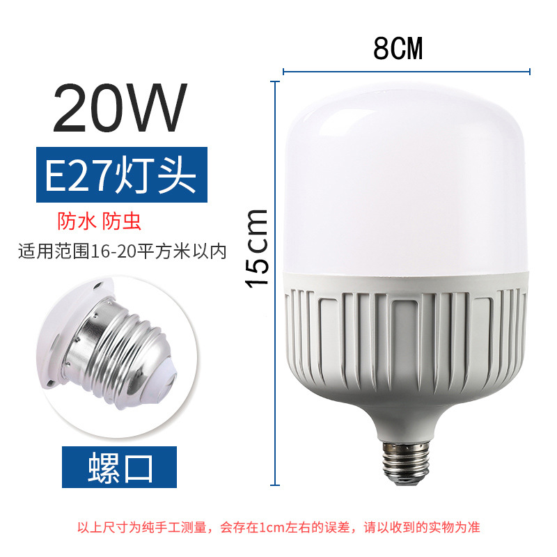 Picture of Gao Fushuai LED bulb E27 screw energy-saving lamp three-proof bulb household factory lighting super bright wholesale corn lamp