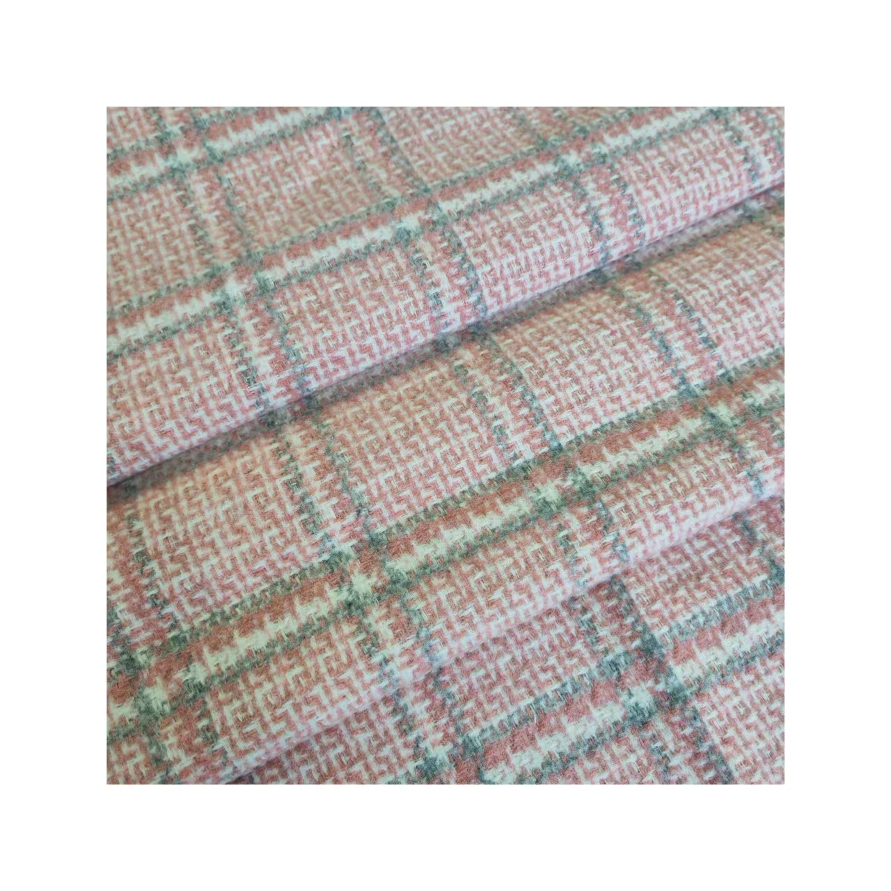 Picture of Shaoxing Manufacturer Has 25 New Autumn and Winter Plaid Coats, Fashion Shoes, Hats, Bags, Plaid Woolen Fabrics in Stock