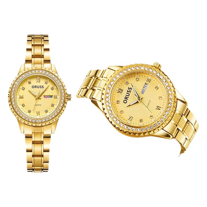 Swiss Brand Automatic Movement Watch Luminous Calendar Watch Men's Korean Couple Non-mechanical Female Student Waterproof