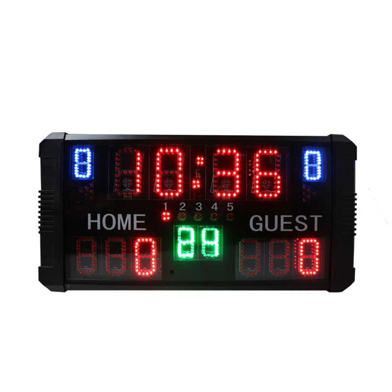 Picture of 14-Bit Basketball Indoor Scoreboard Remote Control 14/24 Seconds Countdown Timer Offensive Time Display Scoreboard Display