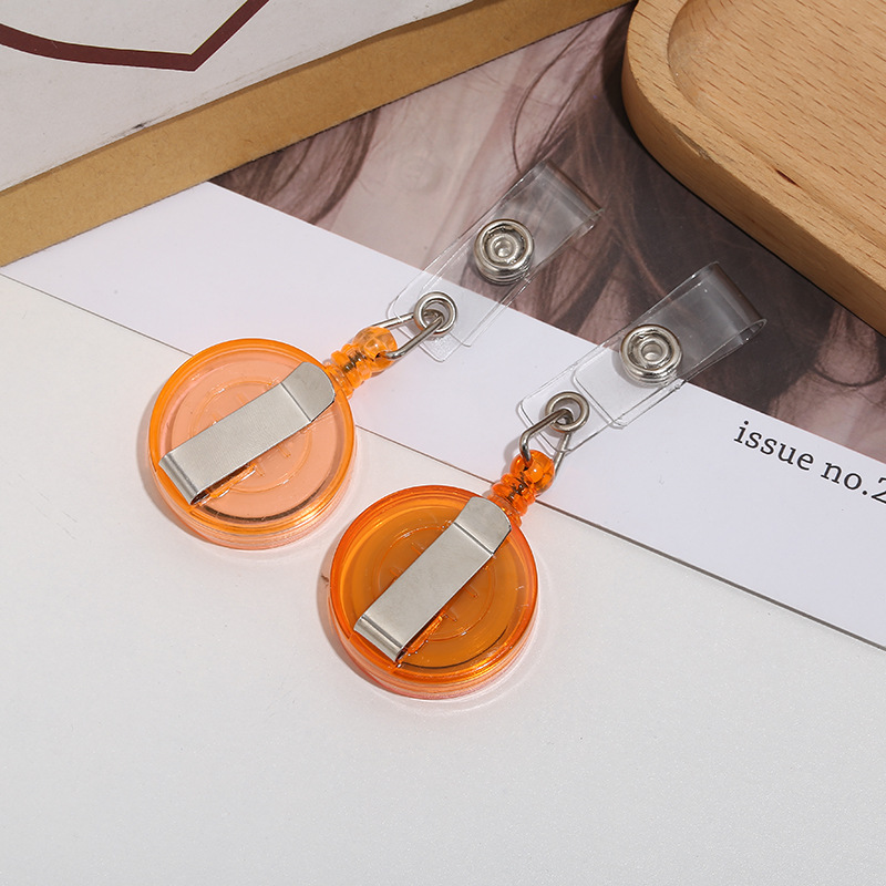 Picture of Transparent Easy Pull Buckle Outdoor Real Color Easy Pull Buckle Easy Pull Retractable Buckle Wire Puller ID Buckle