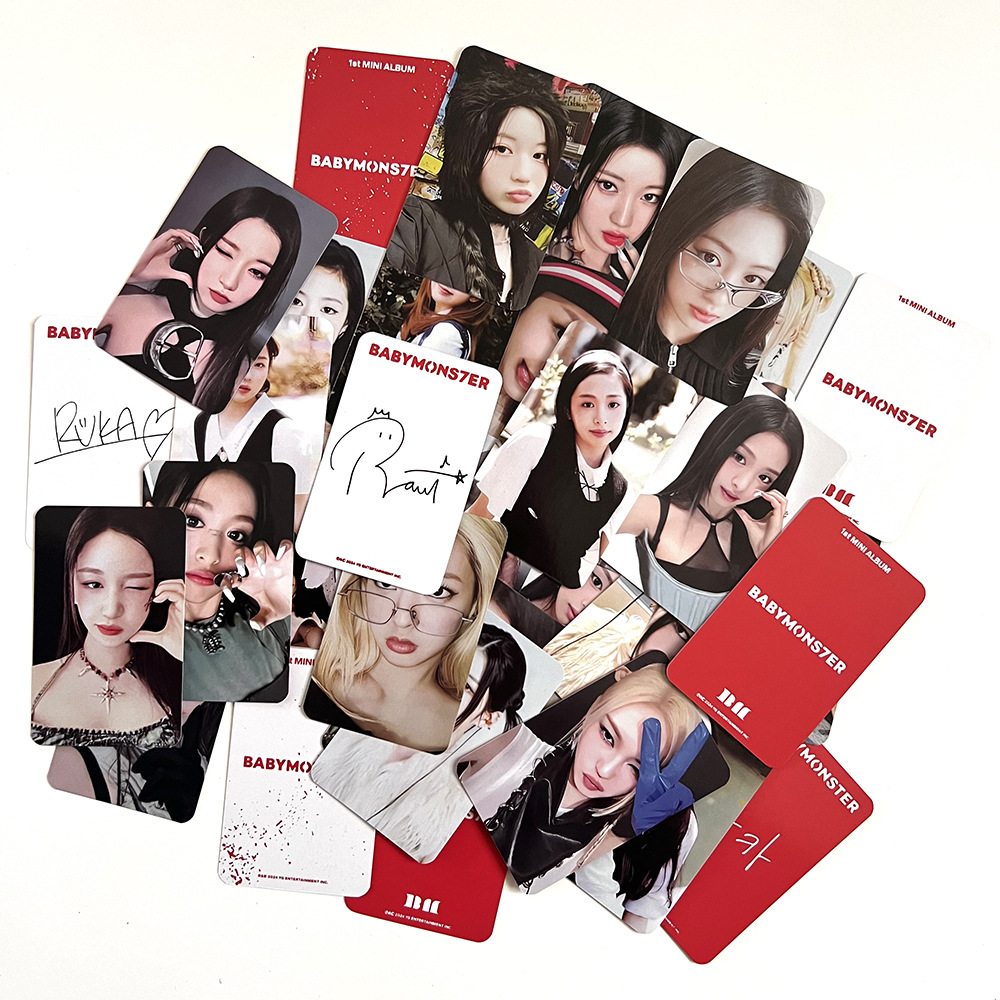 BABYMONSTER around the small card BABYMONS7ER random card Ahyeon Zheng Yaxian corner sister