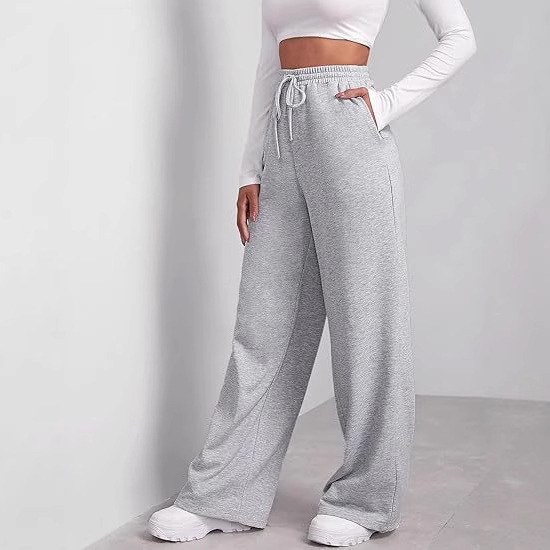 Picture of Cross-border women's clothing foreign trade Amazon wish European and American women's 2024 autumn new casual loose sports pants women
