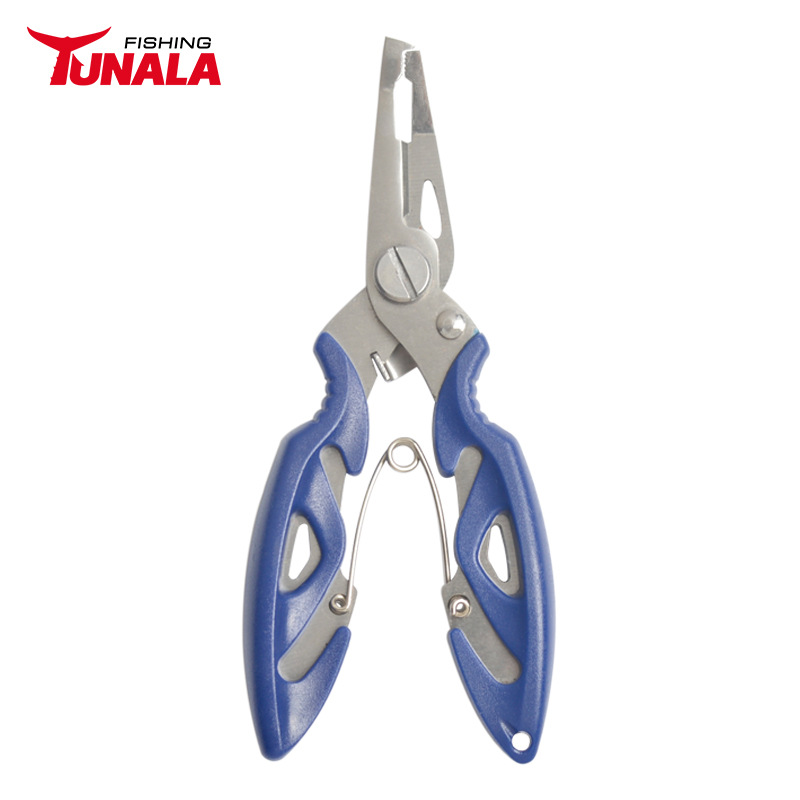 In-Stock Small Mini Multifunctional Lure Pliers Stainless Steel Curved Nose Fishing Pliers Portable Lure Fishing Gear