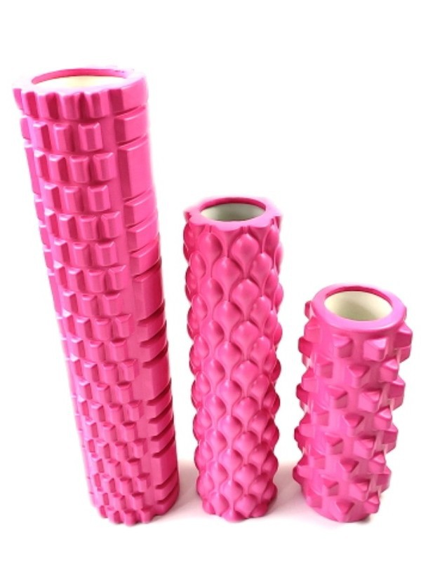 60cm Classic Yoga Column Muscle Relaxer Foam Roller Stick Fitness Leg Roller Wheel Wolf Teeth Langya Roller
