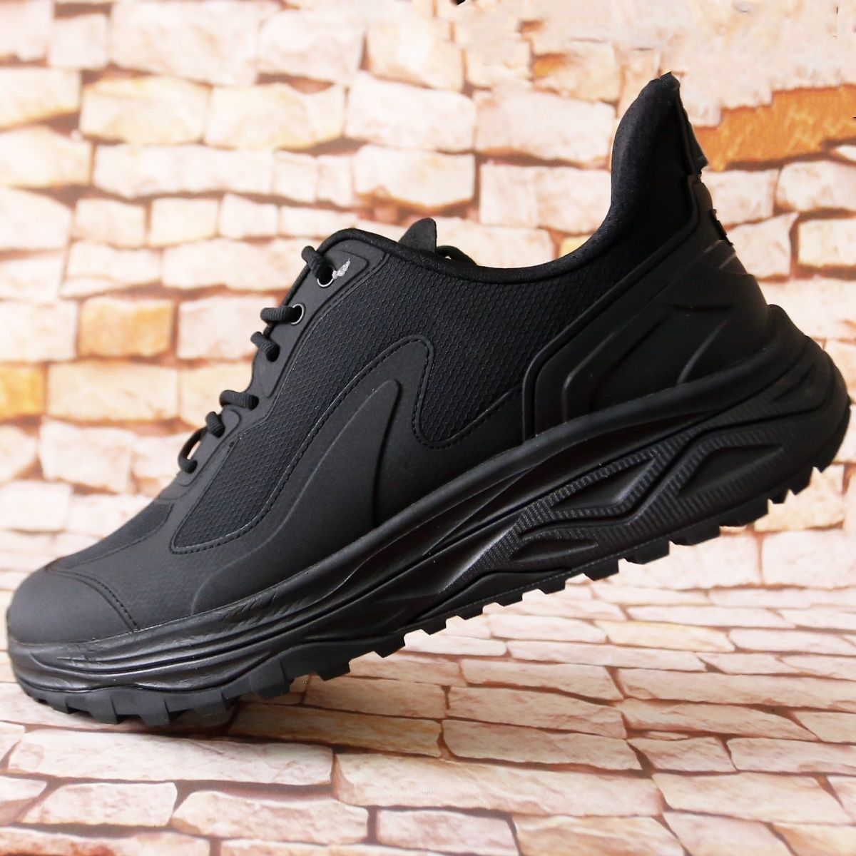 Picture of New Fire Training Shoes Military Training Work Clothing Duty Training Shoes Work Urban Management Shoes Men's Black Breathable