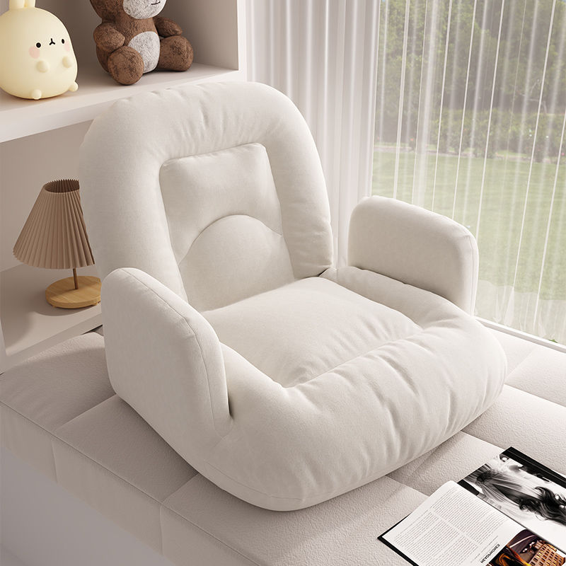 Lazy Sofa Backrest Folding Chair Japanese-Style Single Bay Window Cushion Girls' Bedroom Bed Small Sofa Internet Celebrity Living Room