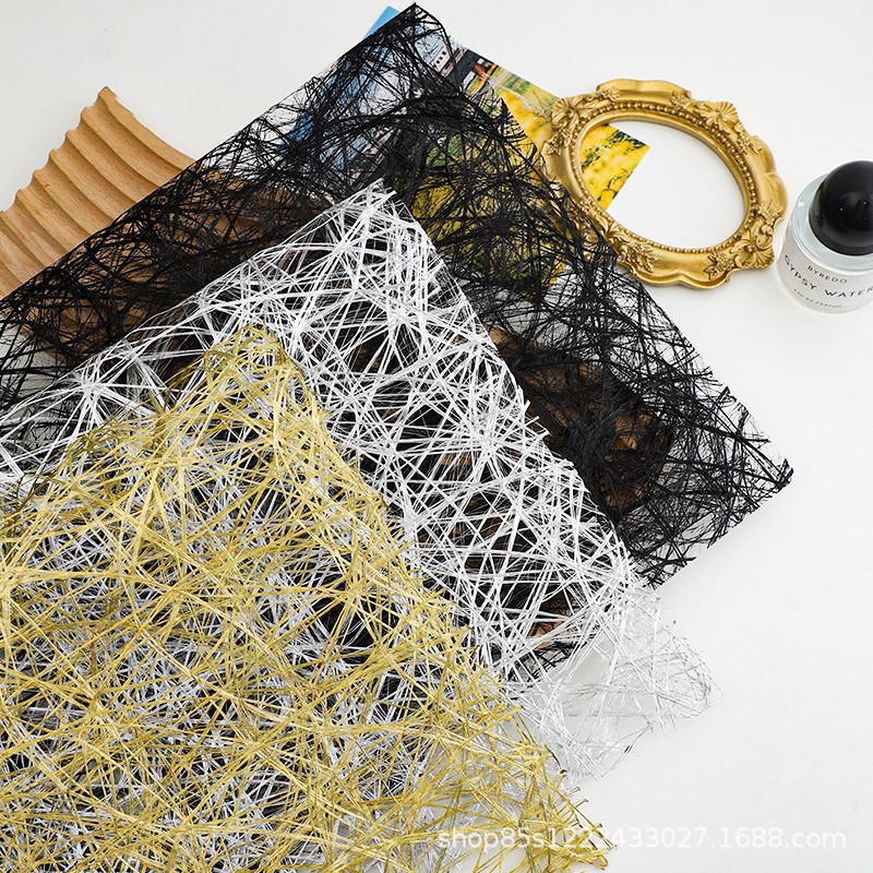 Zhuo fiber flower material Lafite paper high texture bouquet lining matching floral packaging material material material flower wrapping paper