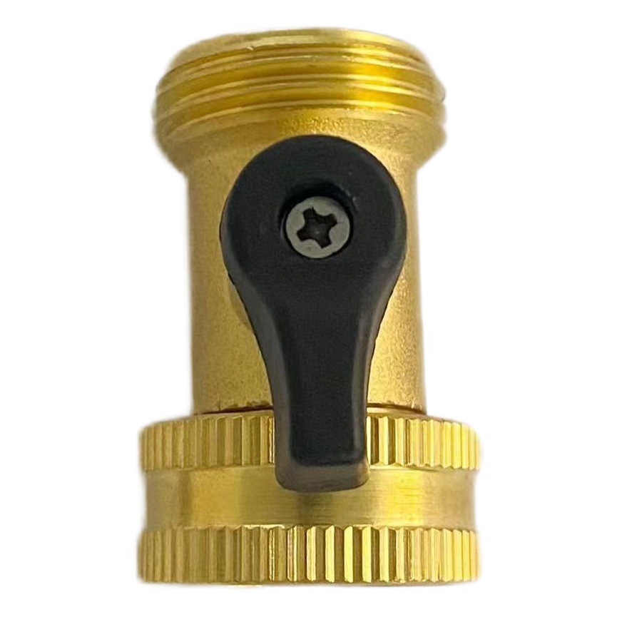 Amazon 3/4 copper garden single-way ball valve garden hose connection one-way valve garden tool 3/4 shut-off valve