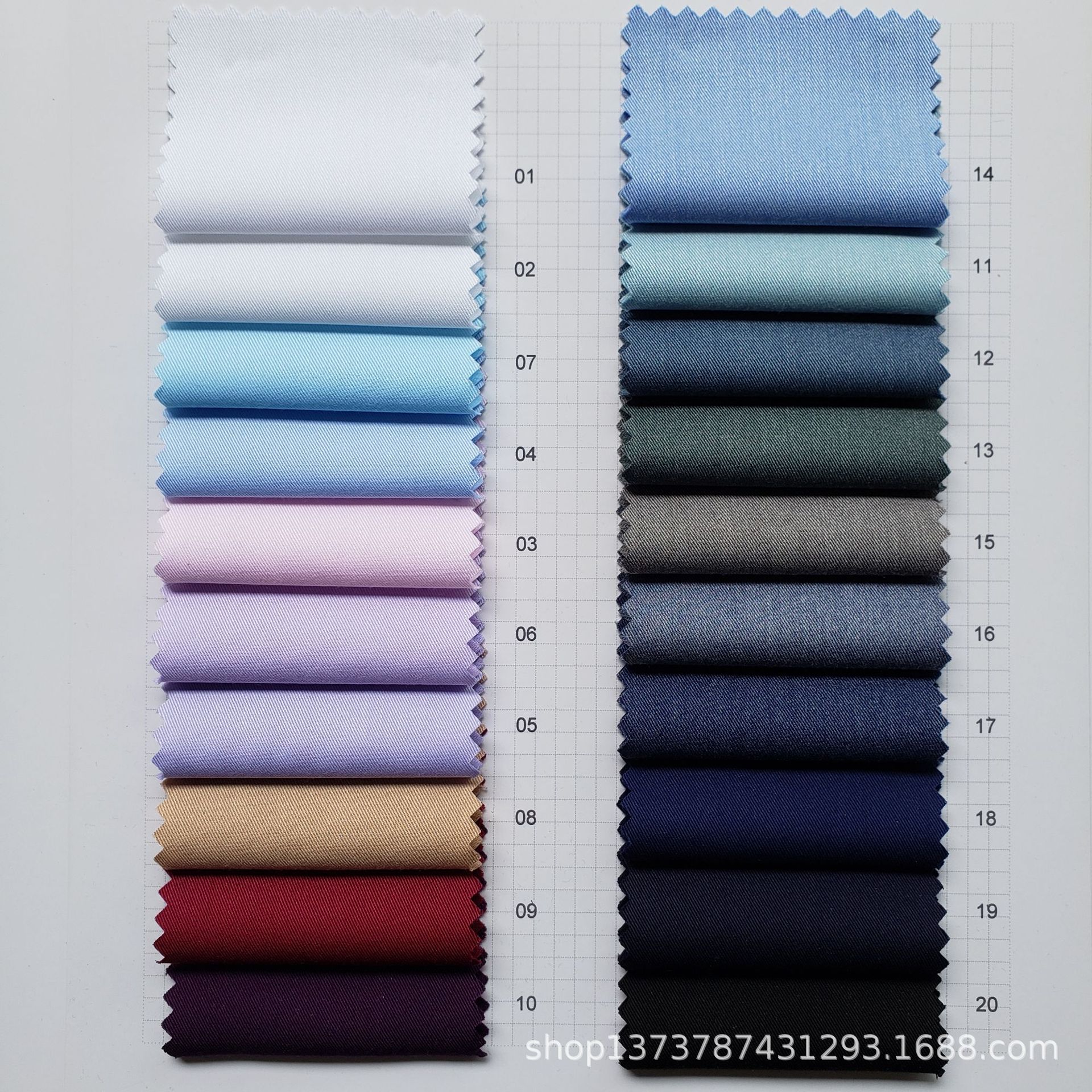 Picture of Spot bamboo fiber 50 twill stretch cloth high-grade non-ironing men's shirt business wear clothing fabric