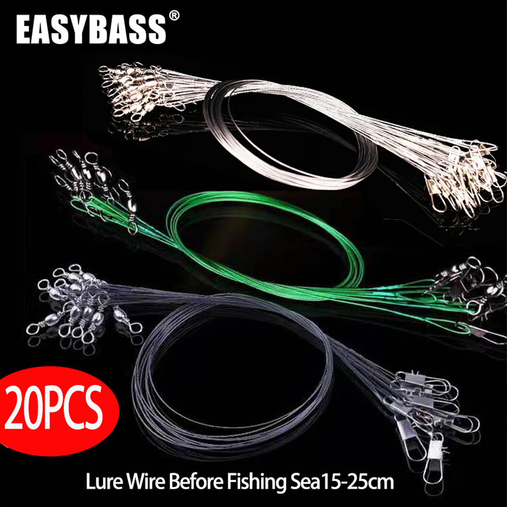 Luya Steel Wire Leader Wire Wear-Resistant Anti-Bite Wire Leader Braided Fishing Gear Fishing Hook Fishing Line Accessories Wholesale