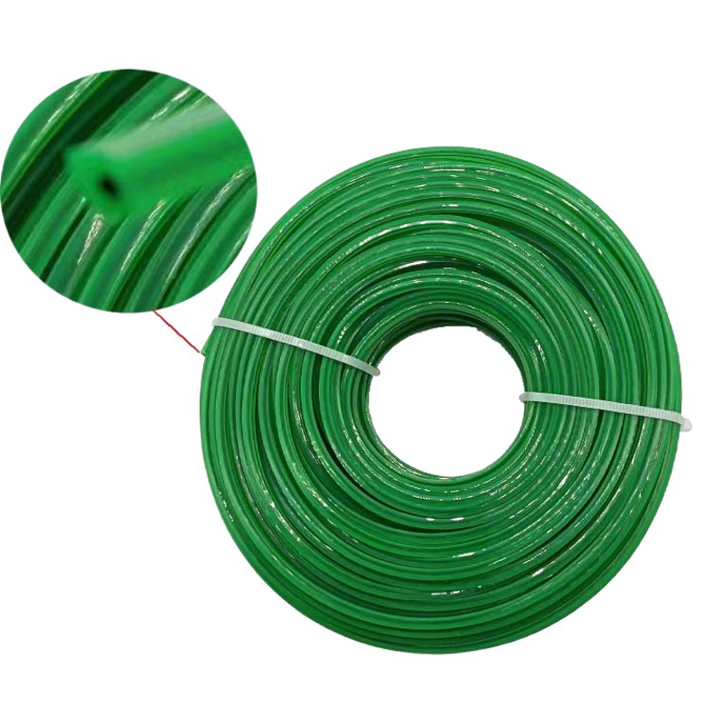 Garden lawn mower grass head grass rope accessories lawn mower 2.7mm3.0mm high quality two-color nylon grass rope
