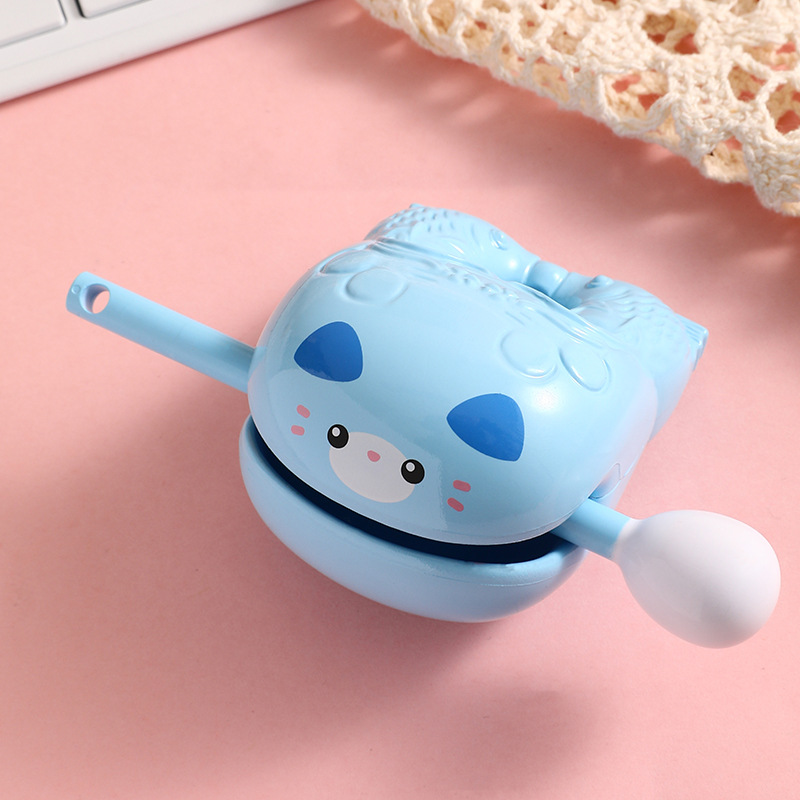 Picture of Creative Merit Small Wooden Fish Knocking Music Ornaments Office Workers Office Knocking Musical Instruments Healing Small Gifts Wholesale