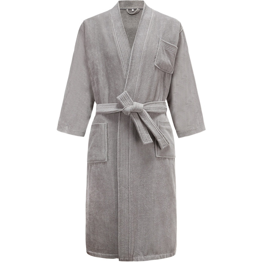 Autumn and Winter Thickened Pure Cotton Towel Material Bathrobe for Women, Long Couple's Warm Sleep Robe, Men's Large Size Couple's Pajamas