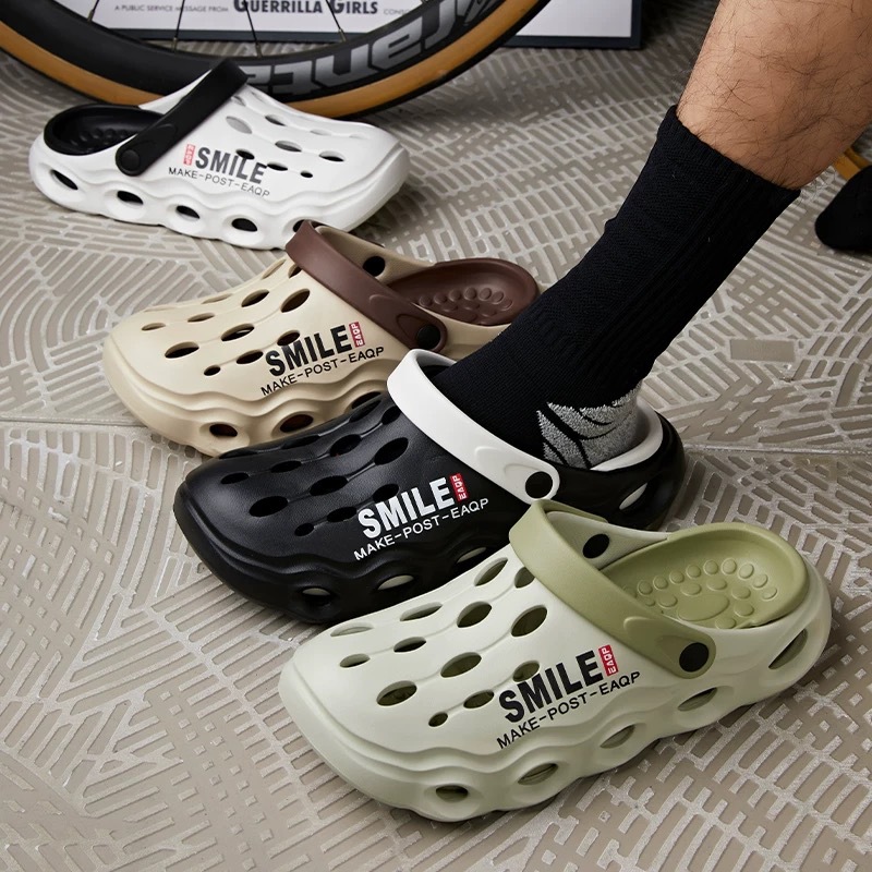 Eva Croc Shoes 2025 Trbottomy Sports 0 Breathable Anti-Slip Men's Slippers Youth Soft Soled Sandals Lightweight