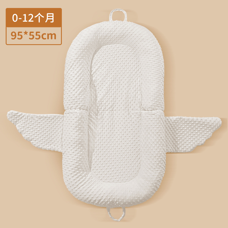 Picture of Newborn Baby Anti-startling Landing Wake-up Sleeping Mat Spitting Milk Sloping Mat Bed Bed Crib Comfort Sleeping Artifact Bed
