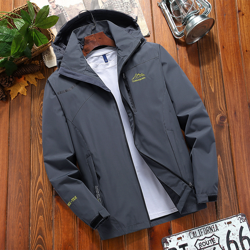 2022 New Autumn Couple Outdoor Clothing Mountaineering Suit Thin Men's Charge Clothes Windbreaker Waterproof Jacket Couple Clothes