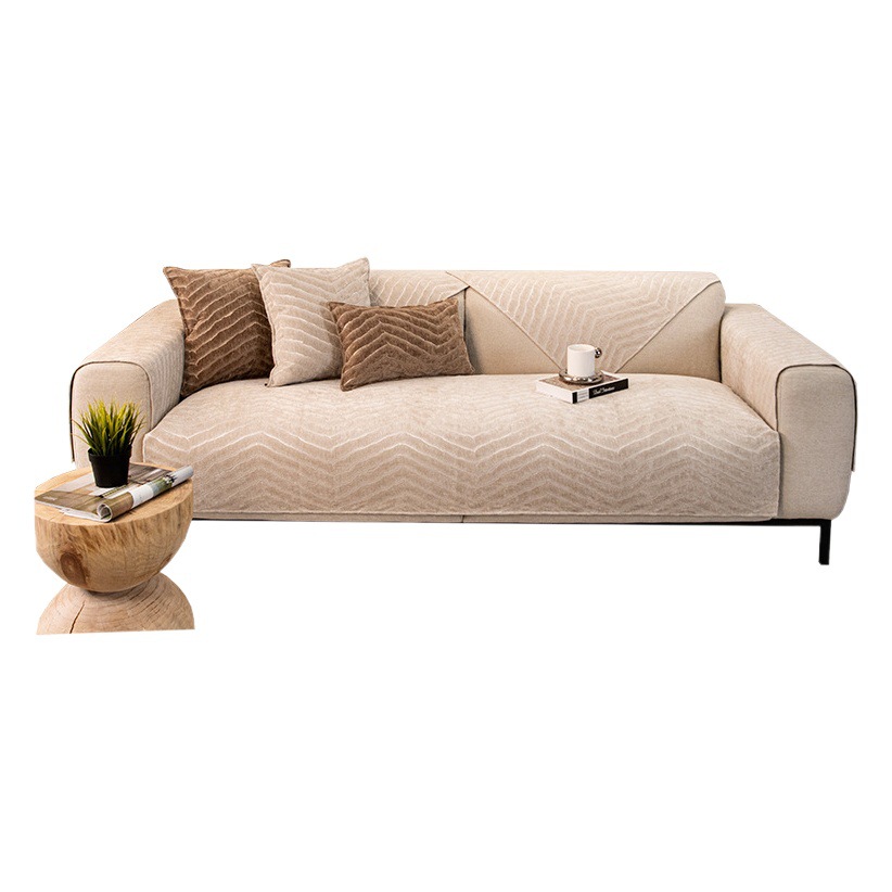 Chenille Sofa Cushion, Universal for All Seasons, Non-Slip Seat Cushion, Thickened Seat Pad, Sofa Cover, Export Cross-Border Home Decor