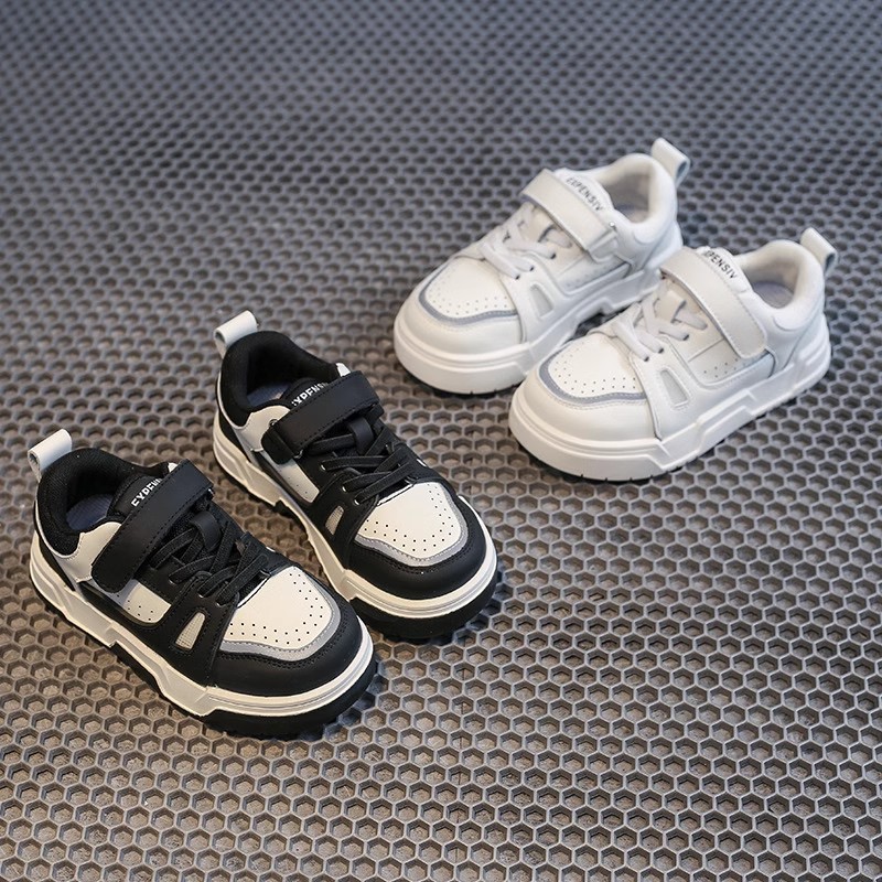 Girls' Sneakers 2025 Spring New Medium and Large Kidsren's Shoes Kidsren's White Shoes Casual Shoes Boys' Sports Shoes