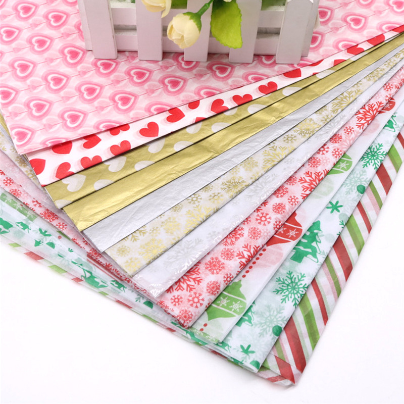 Folding Copy Paper 10 Pieces Christmas Thin Paper Sydney Paper Flower Wrapping Paper DIY Material Wholesale Special Paper